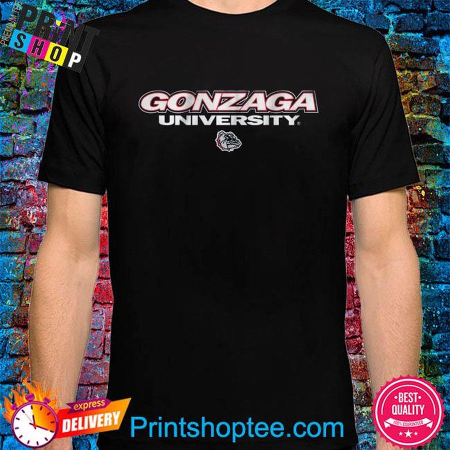 Gonzaga bulldogs university wordmark shirt