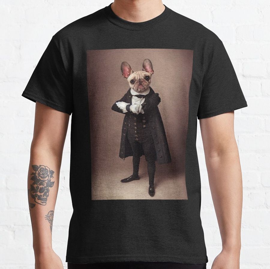 Gothic Frenchie Classic T-Shirt