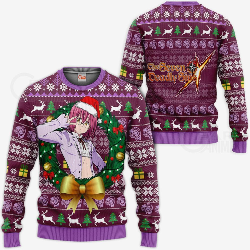 Gowther Ugly Christmas Sweater Seven Deadly Sins Xmas Gift VA11