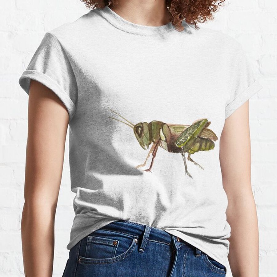 Grasshopper watercolor Classic T-Shirt