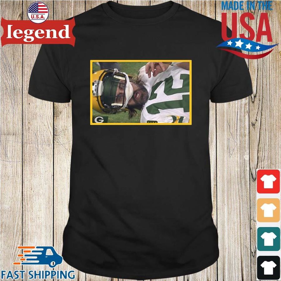 Green Bay Packers Aaron Rodgers Touchdown Face Shirt