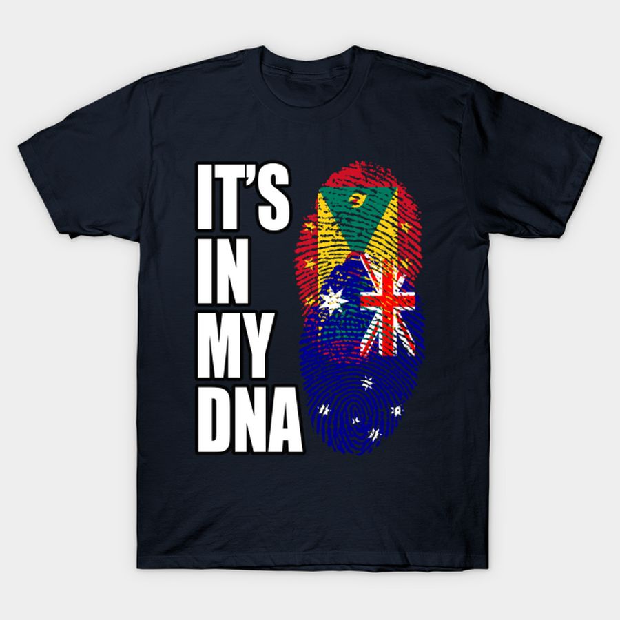 Grenadian And Australian Mix Heritage DNA Flag T-shirt, Hoodie, SweatShirt, Long Sleeve