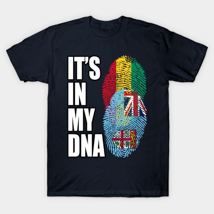 Guinean And Fijian Mix Heritage DNA Flag T-shirt, Hoodie, SweatShirt, Long Sleeve