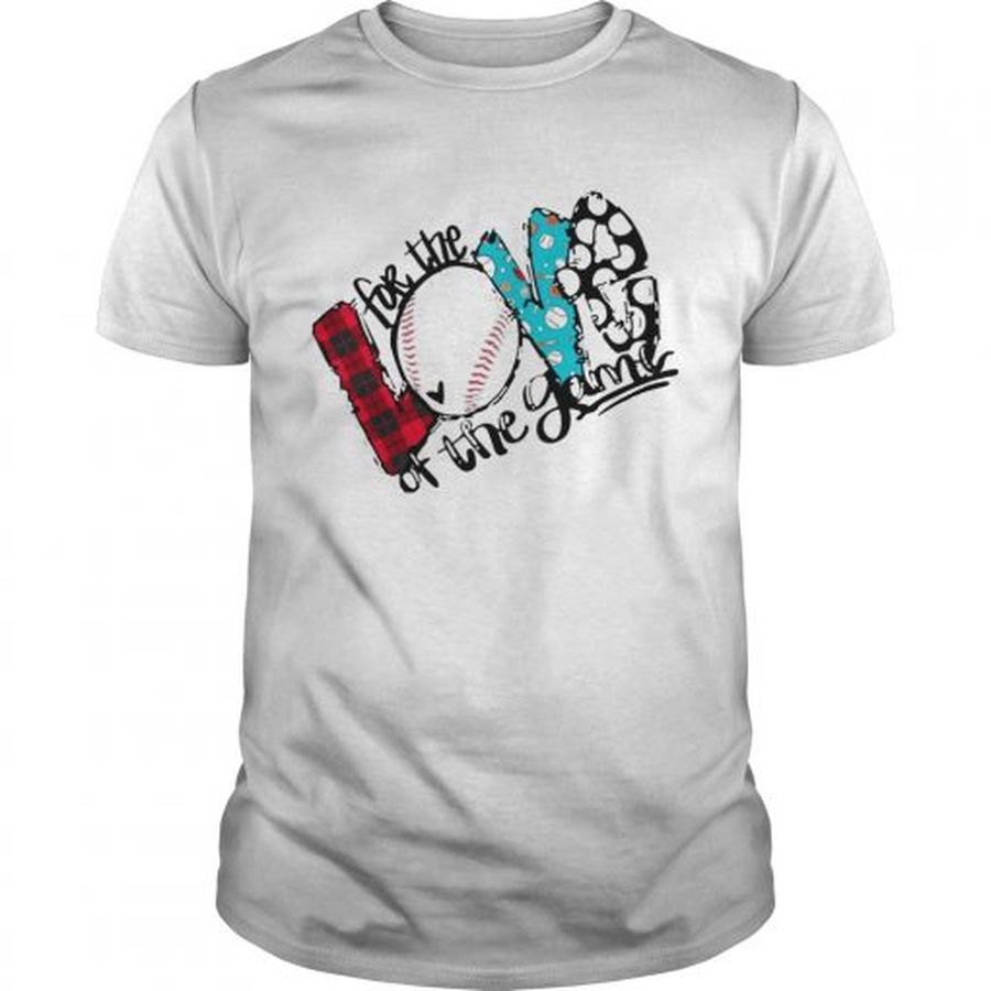 Guys Love For The Baseball Game For Baseball Lover Shirt
