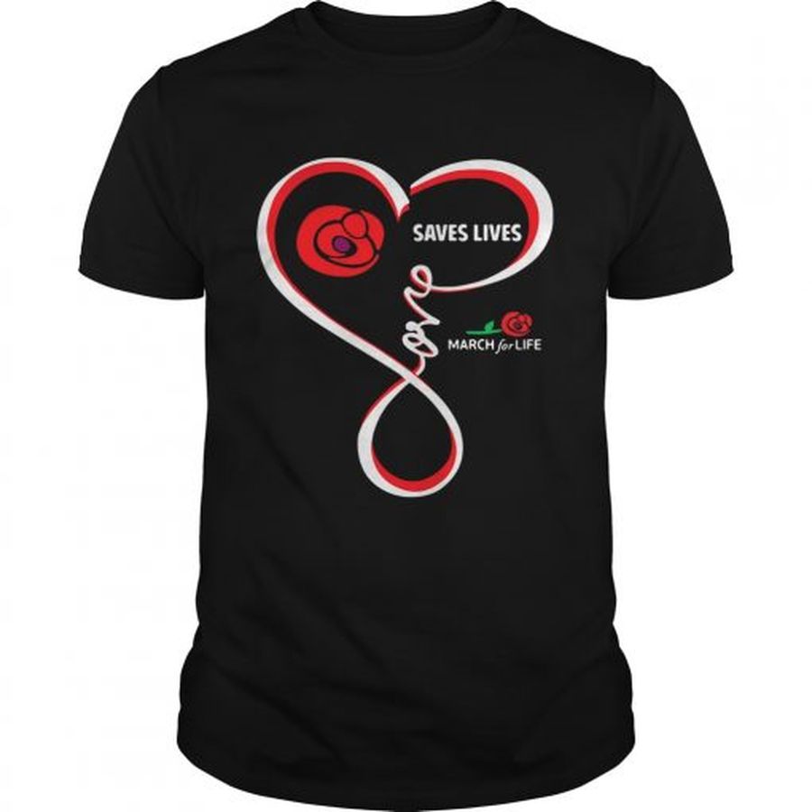 Guys Love saves lives March for Life shirt