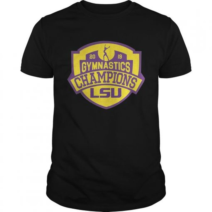 Guys LSU Tigers 2019 SEC Gymnastics Champions Shirt