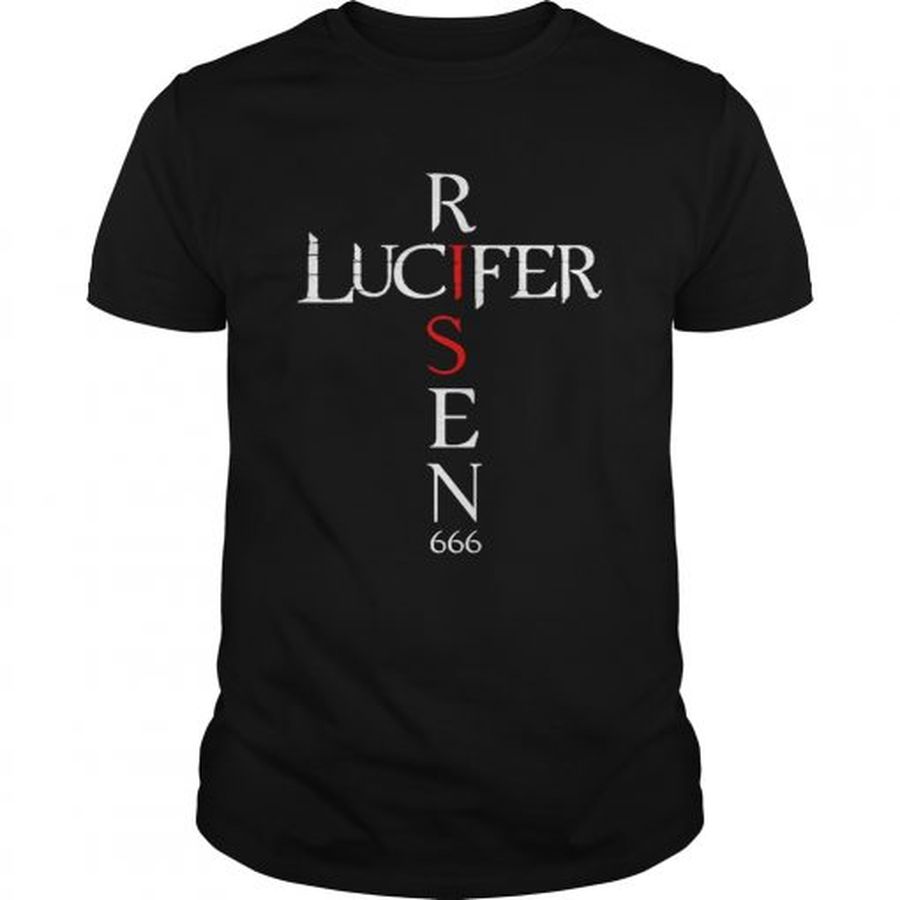 Guys Lucifer Risen 666 shirt