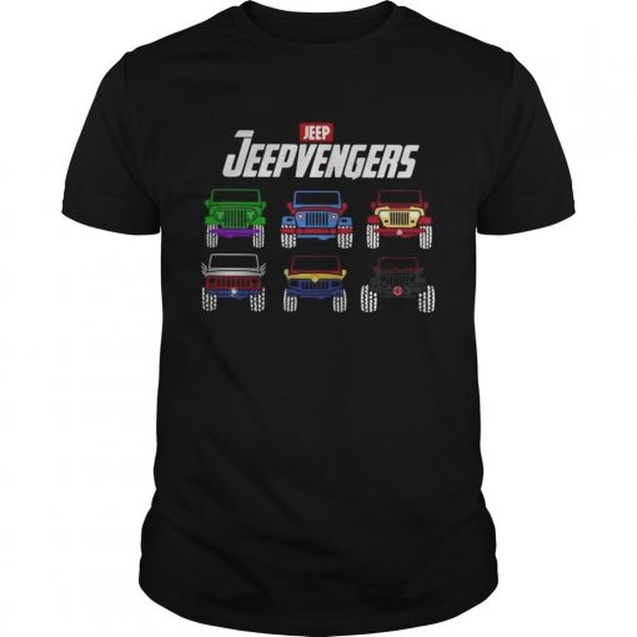 Guys Marvel Avenger Endgame Jeep Jeepvengers shirt