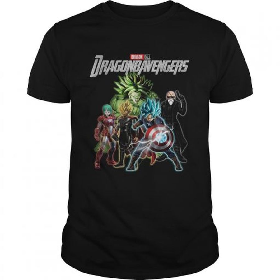 Guys Marvel Avengers Dragon ball Dragonbavengers shirt