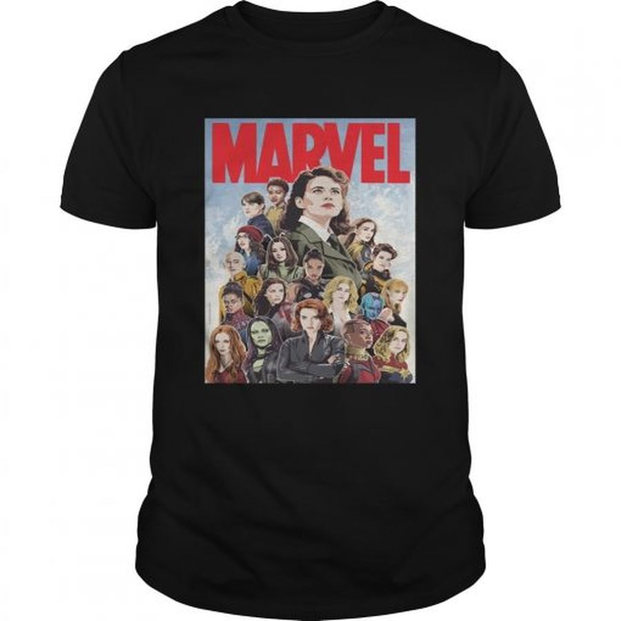 Guys Marvel Female Avengers Shirt