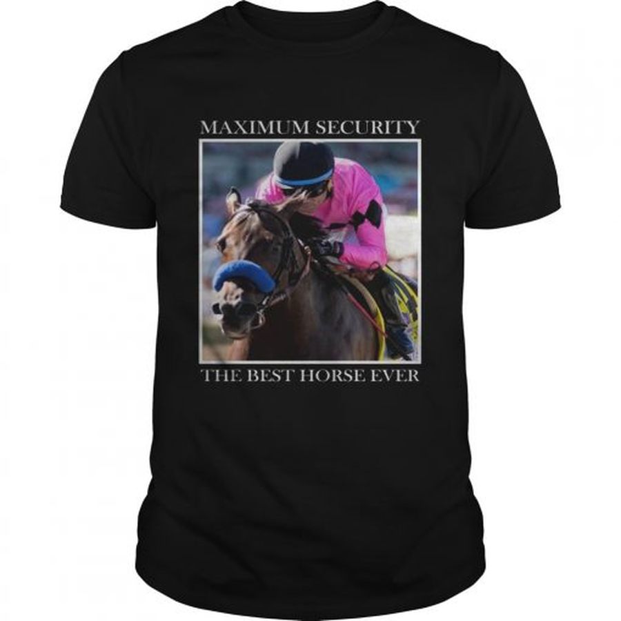Guys Maximum Security Horse shirt