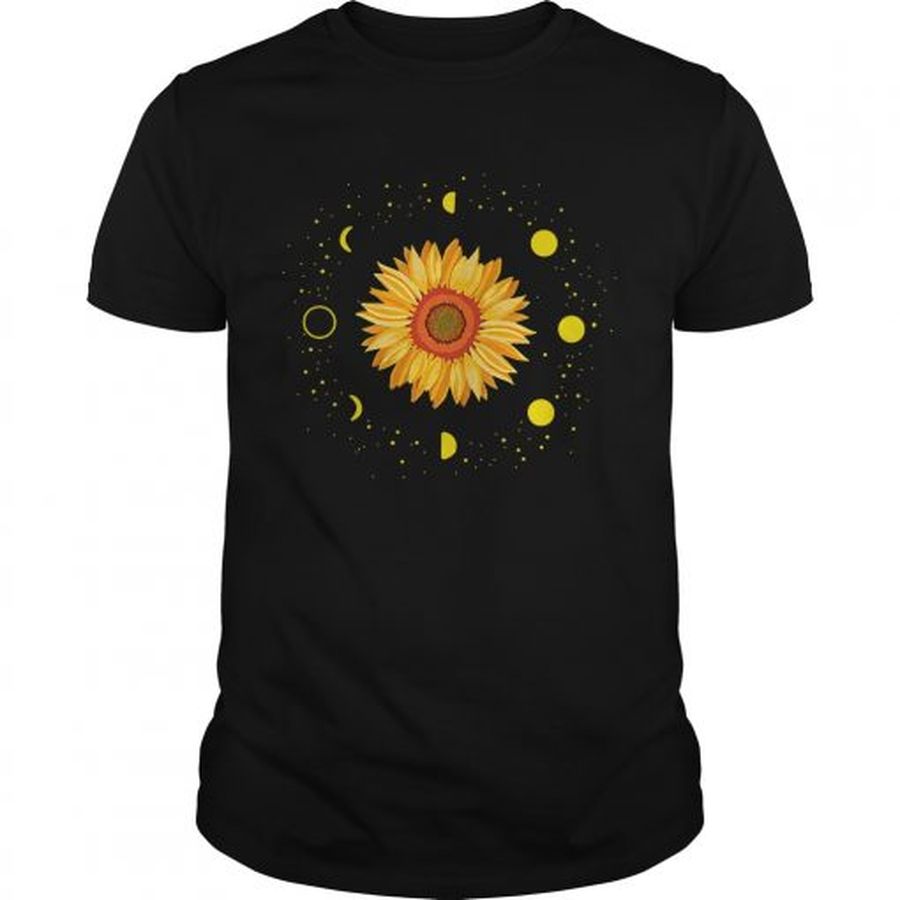 Guys Moon Phases Sunflower Shirt