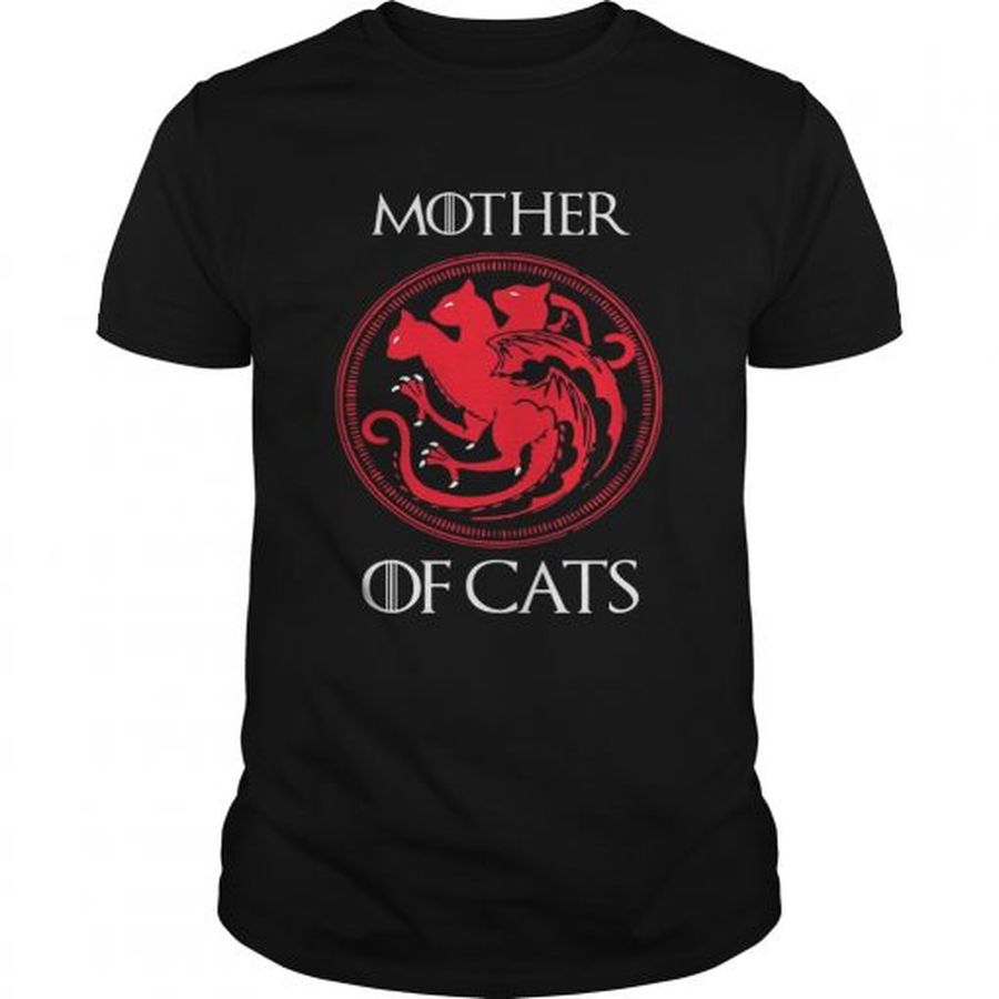 Guys Mother of cats Game Of Thrones shirt