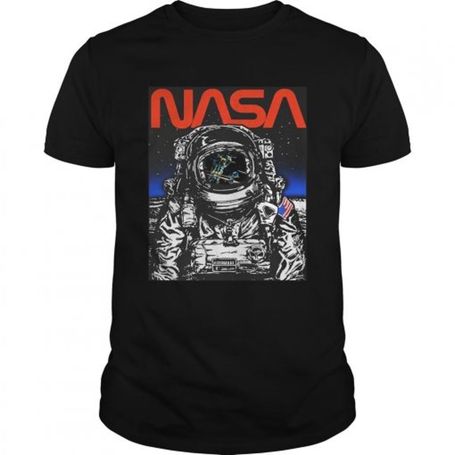 Guys NASA Astronaut Moon Shirt