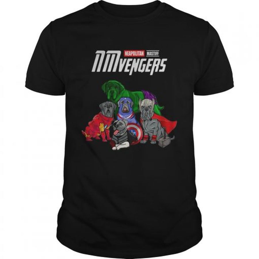 Guys Neapolitan Mastiff Avengers NMvengers Marvel Endgame shirt