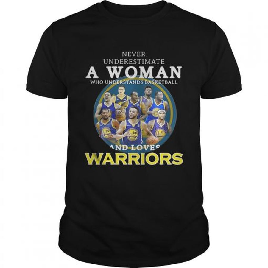 Guys Never underestimate a woman who understands basketball and loves Warriors shirt