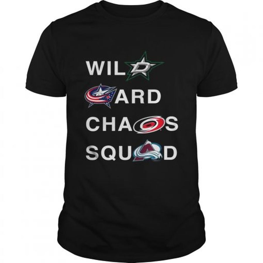 Guys Nhl Wild Card Chaos Squad shirt