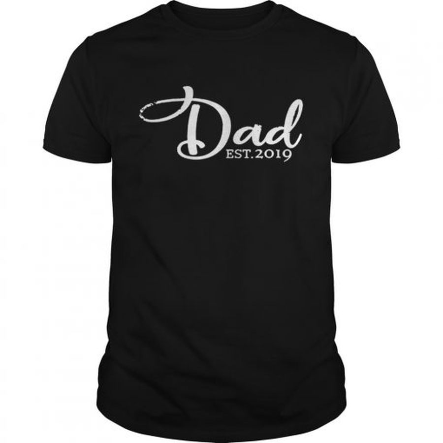 Guys Nice Dad est 2019 first time fathers day Shirt