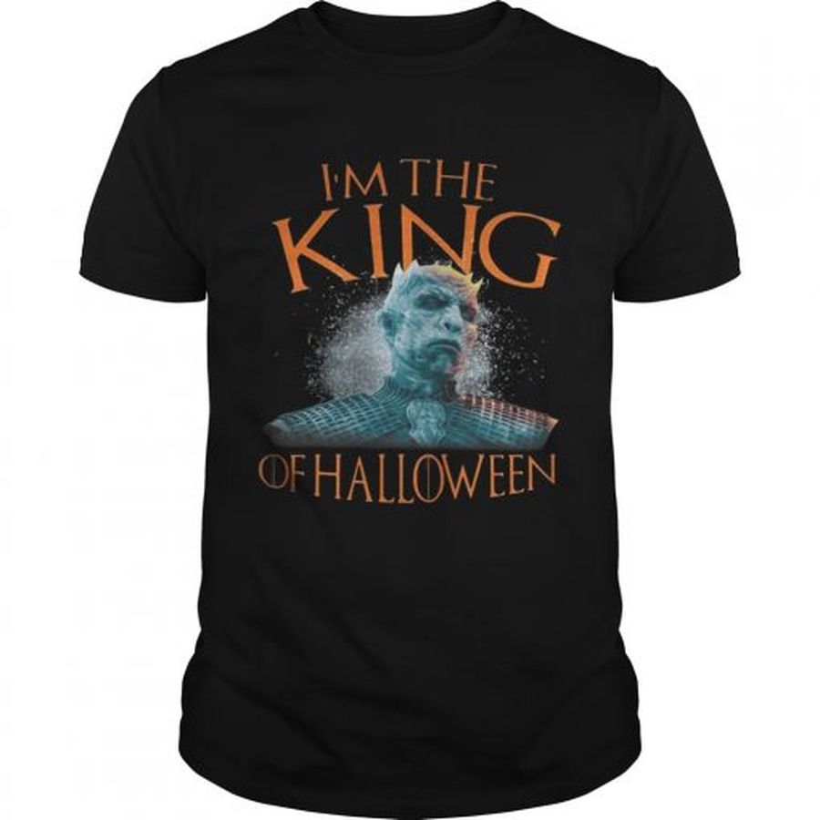 Guys Night King Im the King of Halloween White Walkers Game of Thrones shirt