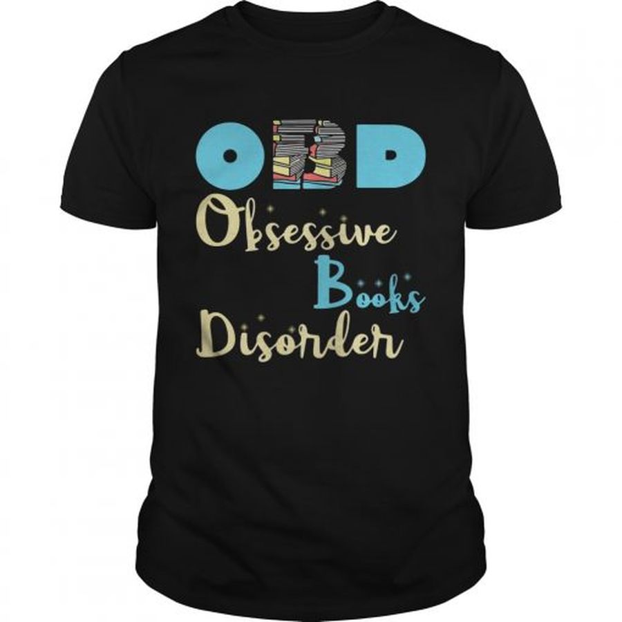 Guys OBD obsessive books disorder shirt