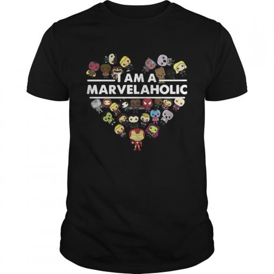 Guys Official I am a Marvelaholic shirt