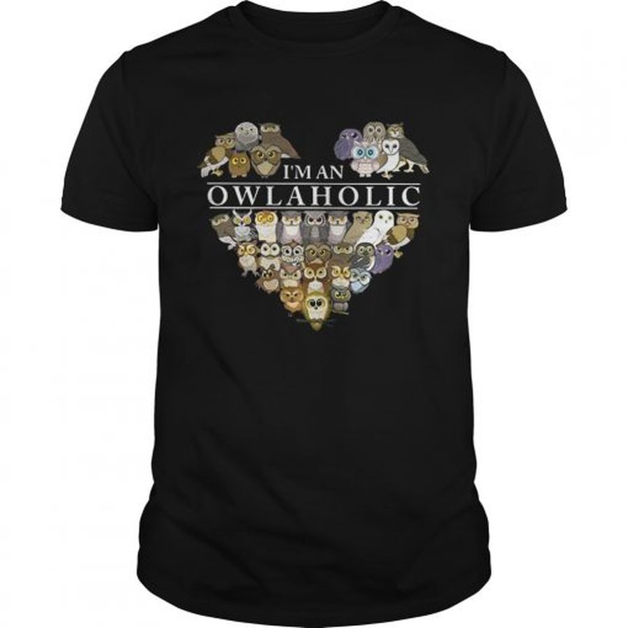 Guys Official Im an Owl aholic shirt