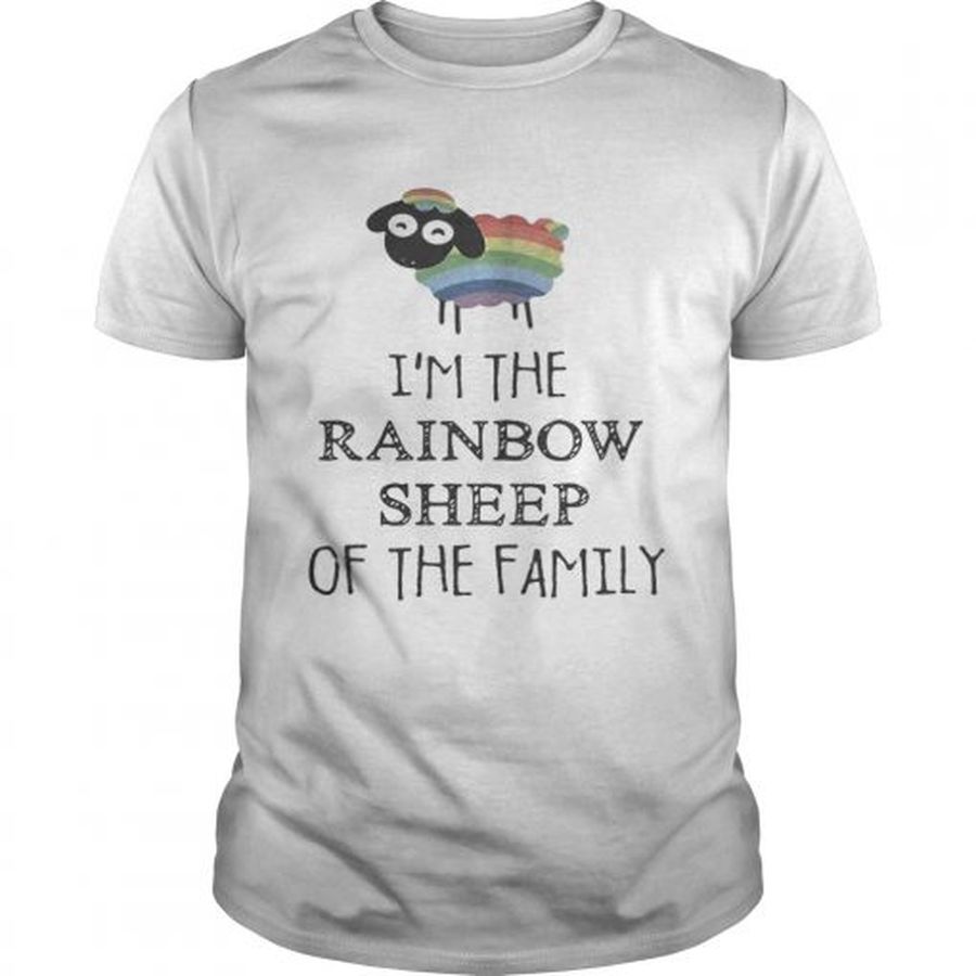Guys Official LGBT Im the rainbow sheep of the family shirt