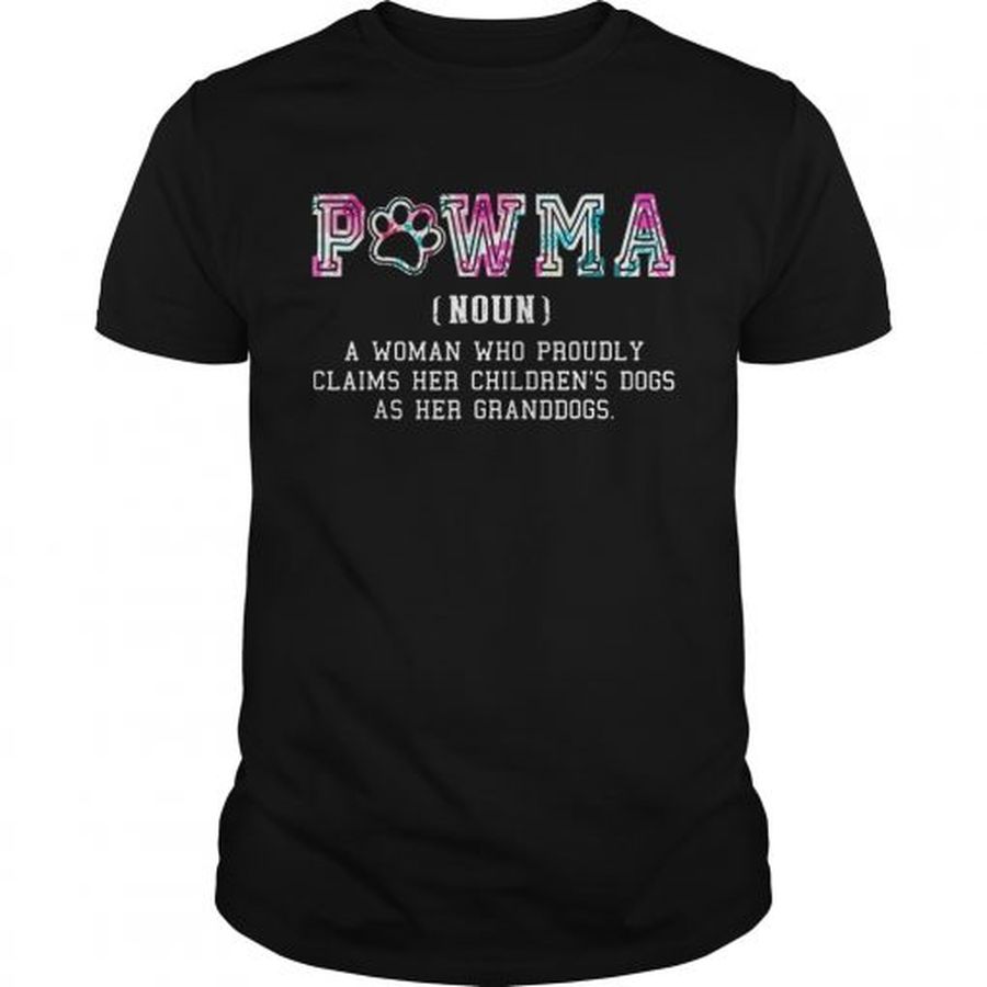 Guys Pawma Definition Mama Grandma Aunt Dog Mother day shirt