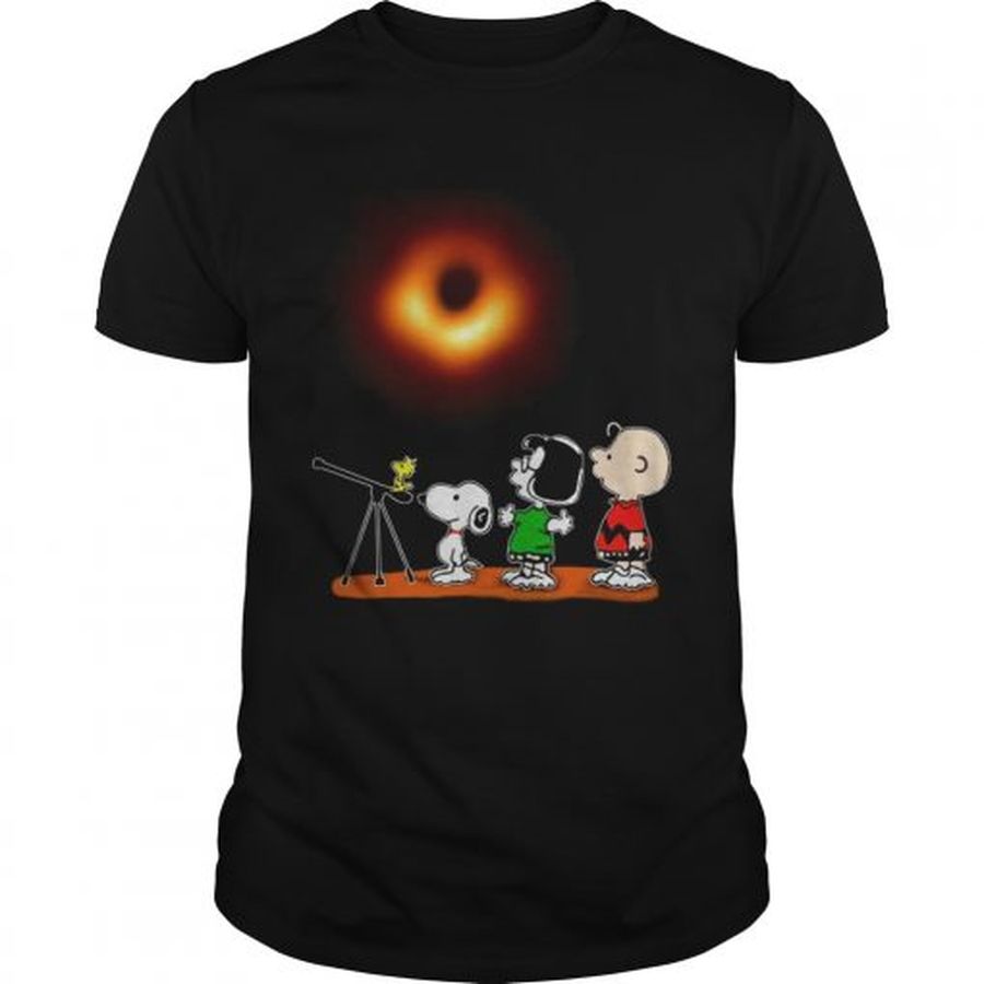 Guys Peanuts watching Black Hole 2019 shirt