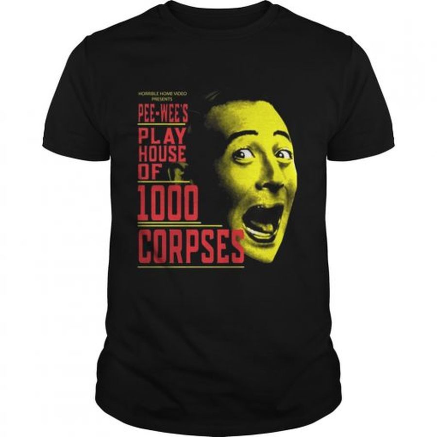 Guys Peewees Playhouse Of 1000 Corpses shirt