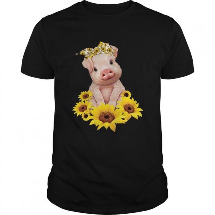Guys Pig Sunflower shirt
