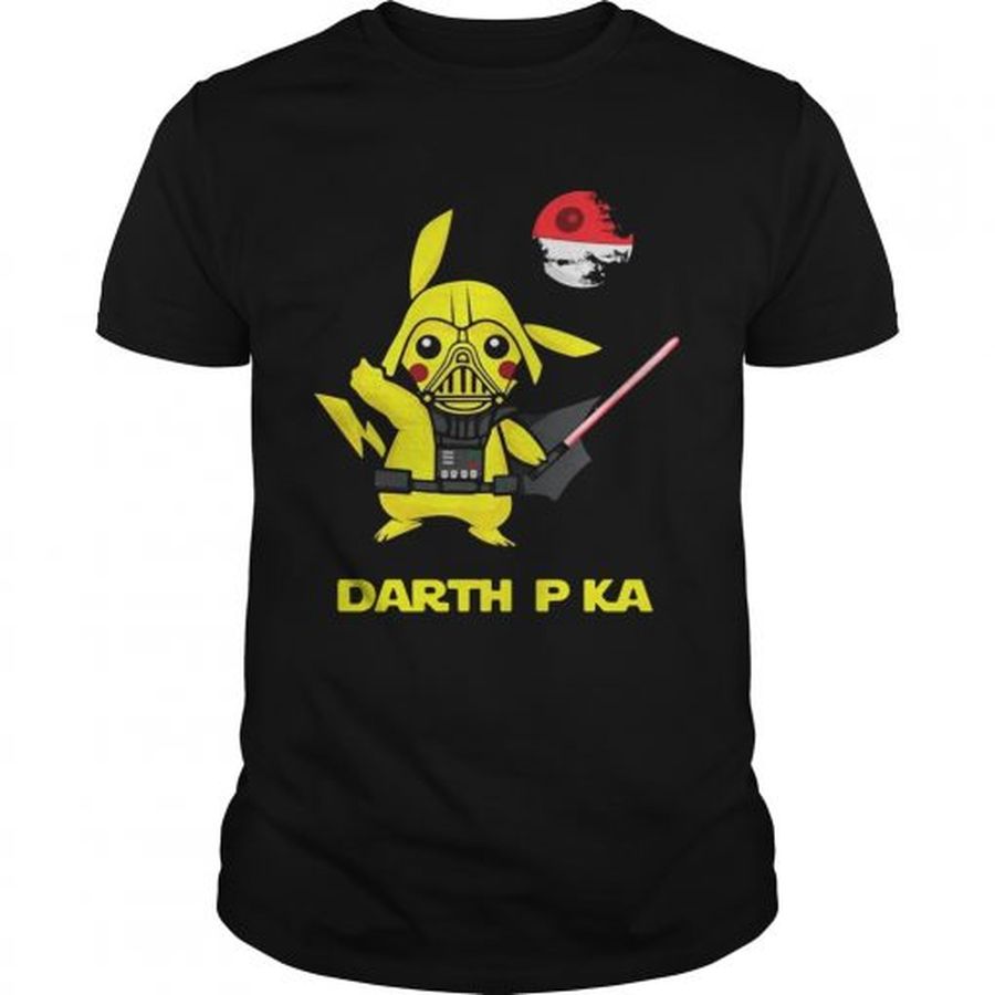 Guys Pikachu cosplay Darth Vader Star Wars shirt