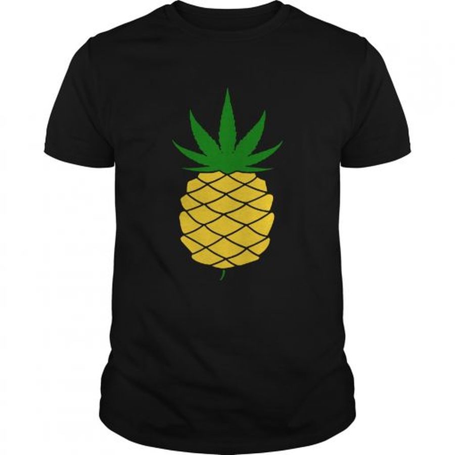 Guys Pineapple weed shirt