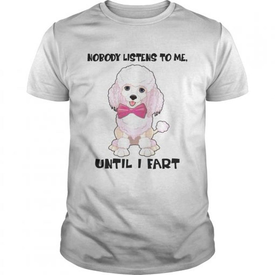 Guys Poodle Funny Tshirt