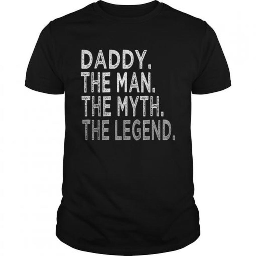 Guys Premium Daddy The Man The Myth The Legend Fathers Day TShirt