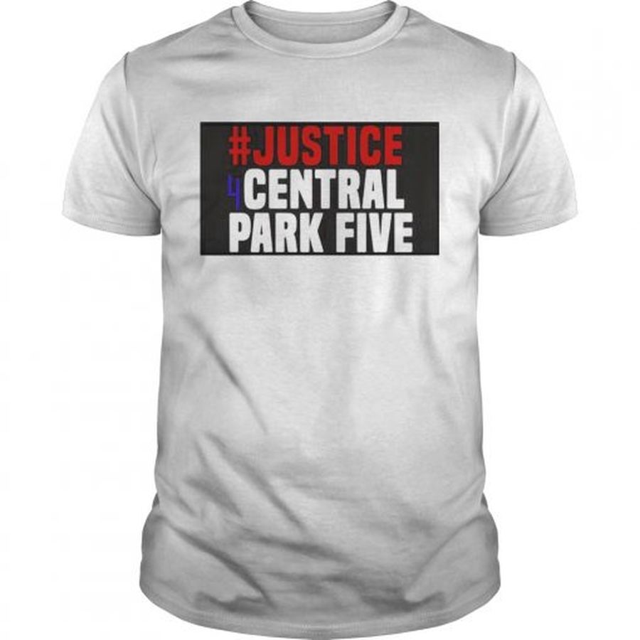 Guys Premium justice 4 Central Park Five shirt