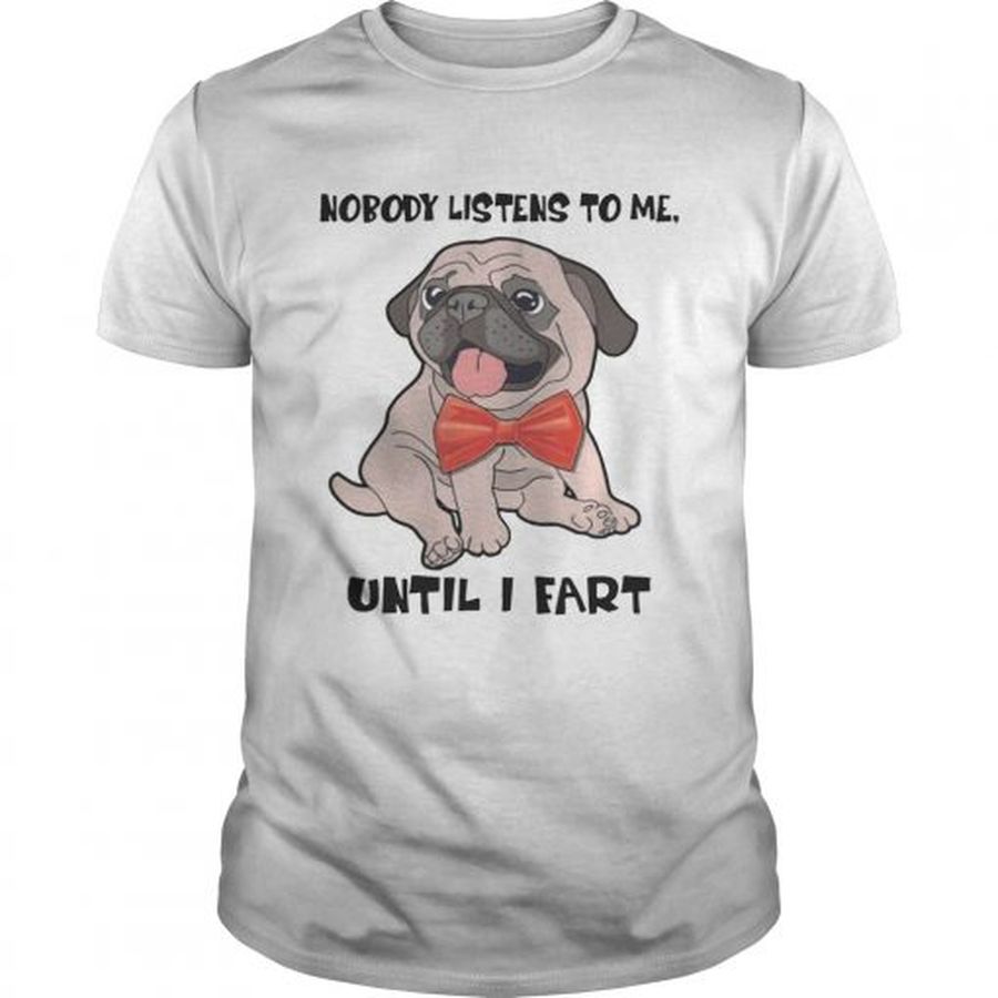 Guys Pug Funny Tshirt