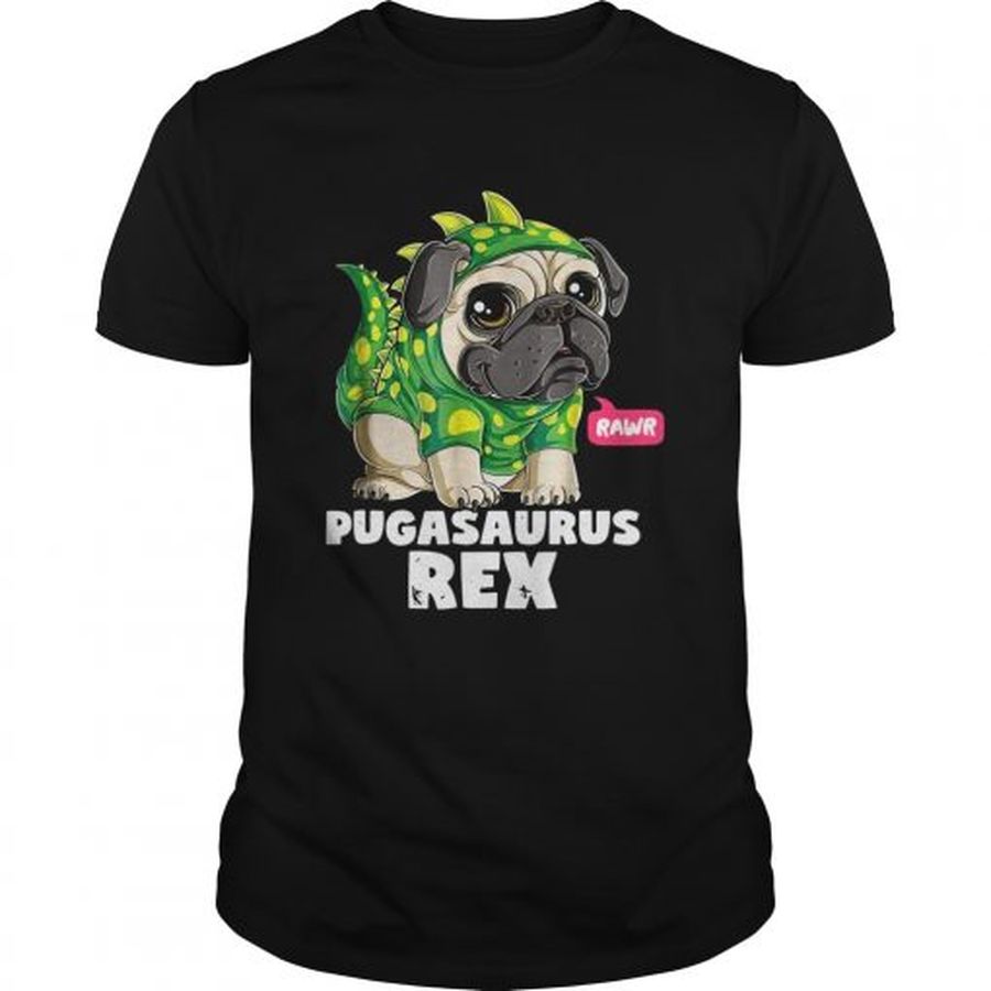 Guys Pugasaurus Rex shirt