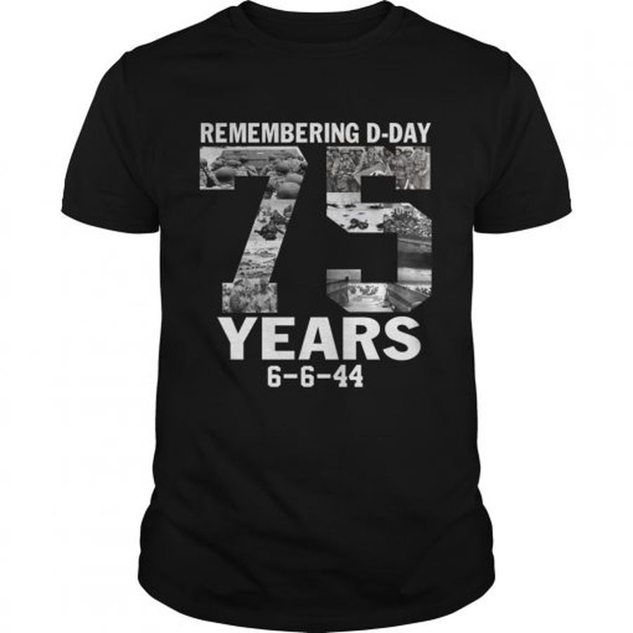 Guys Remember dday 75 years shirt