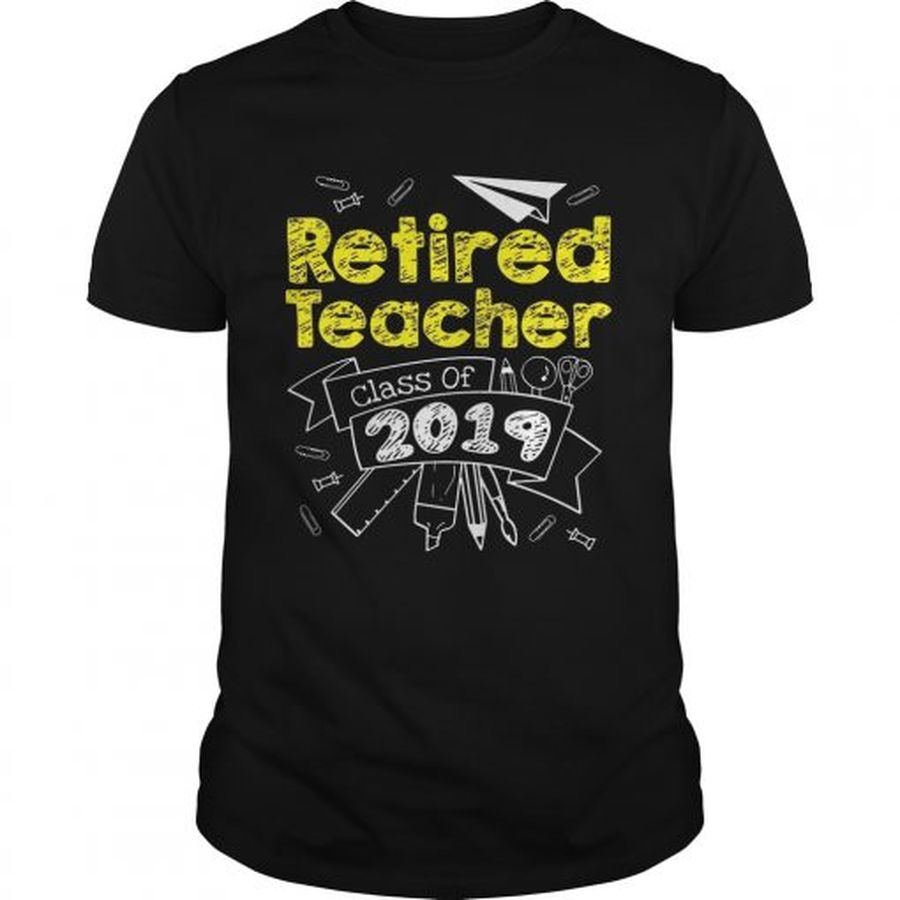Guys Retired Teacher Class Of 2019 TShirt