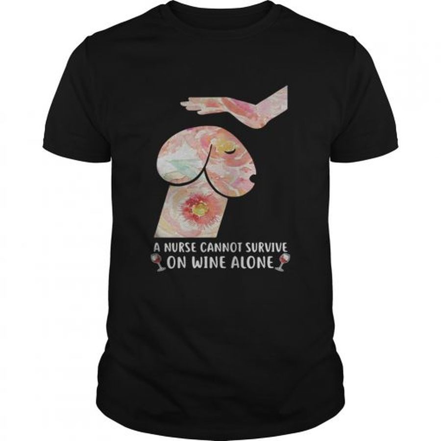 Guys Rose seeds Dickhead Dog Noma Bar dogs a nurse cannot survive on wine alone shirt