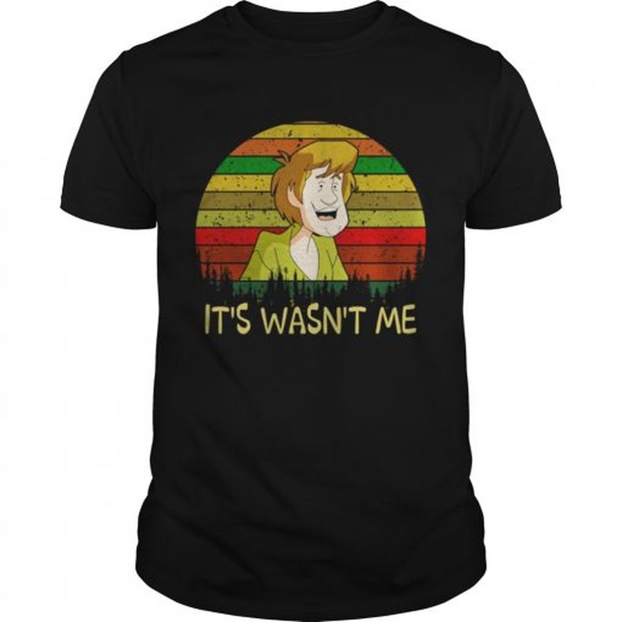 Guys Shaggy Rogers ScoobyDoo its wasnt me shirt