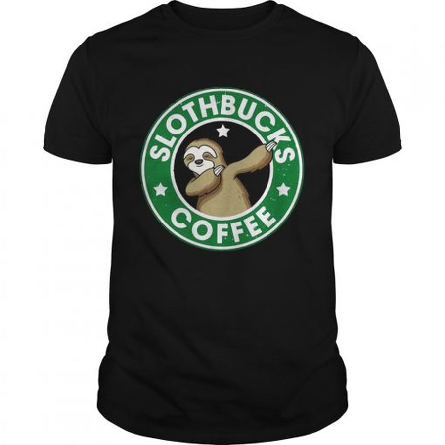 Guys Slothbucks coffee shirt