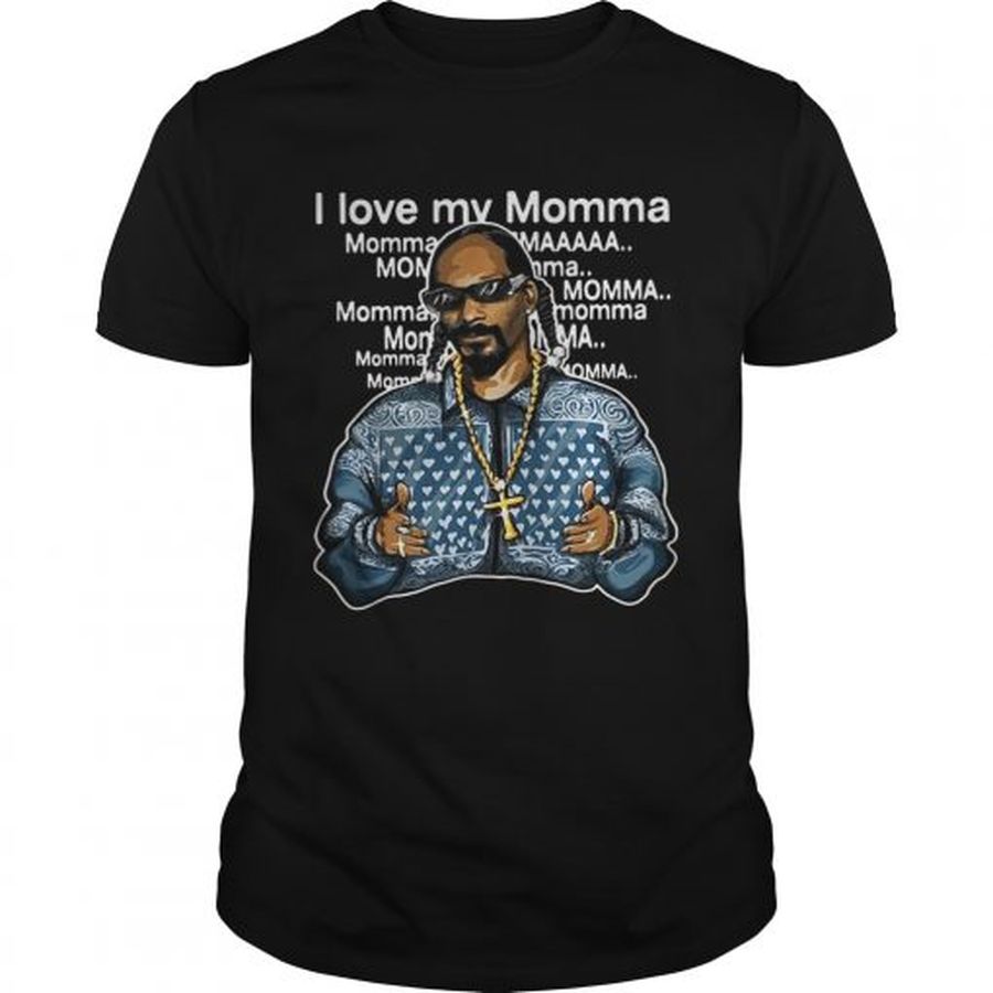 Guys Snoop Dogg I love my Momma shirt