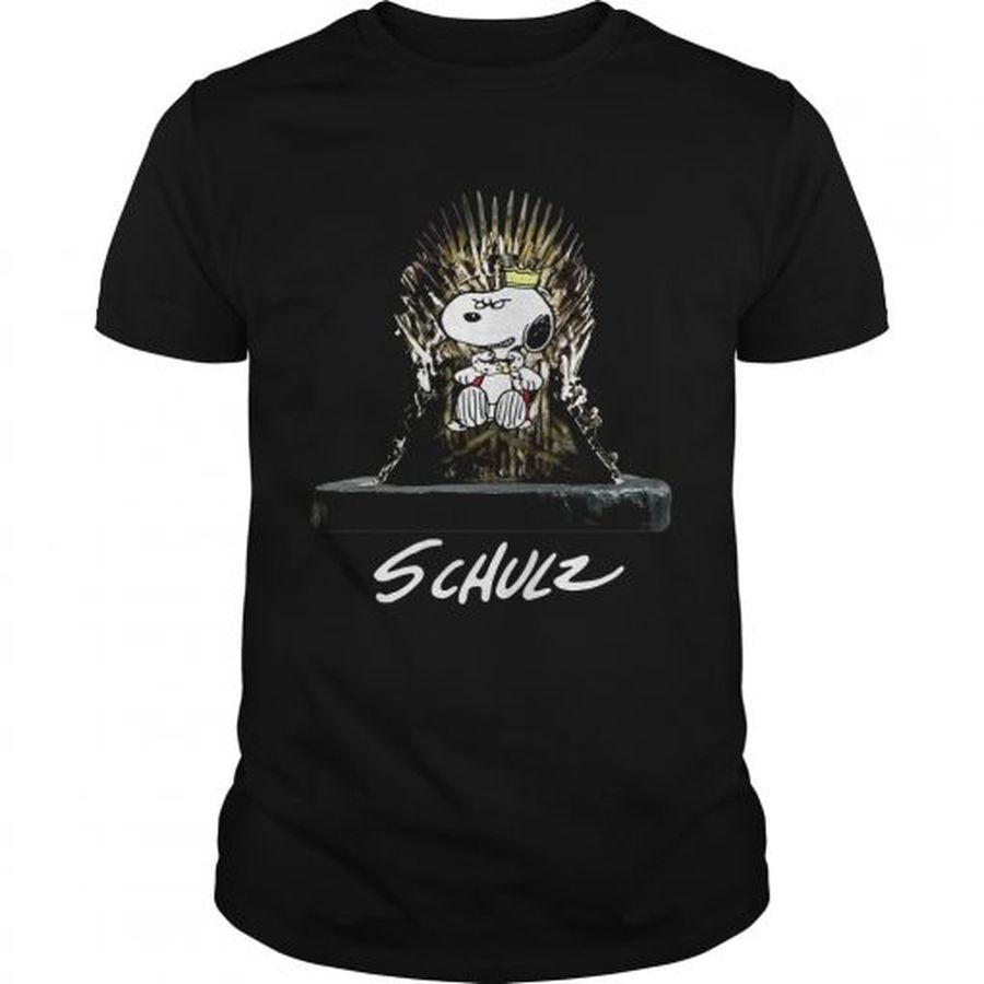 Guys Snoopy King Schulz Game Of Thrones Shirt