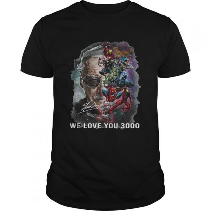 Guys Stan Lee excelsior We Love You 300 shirt