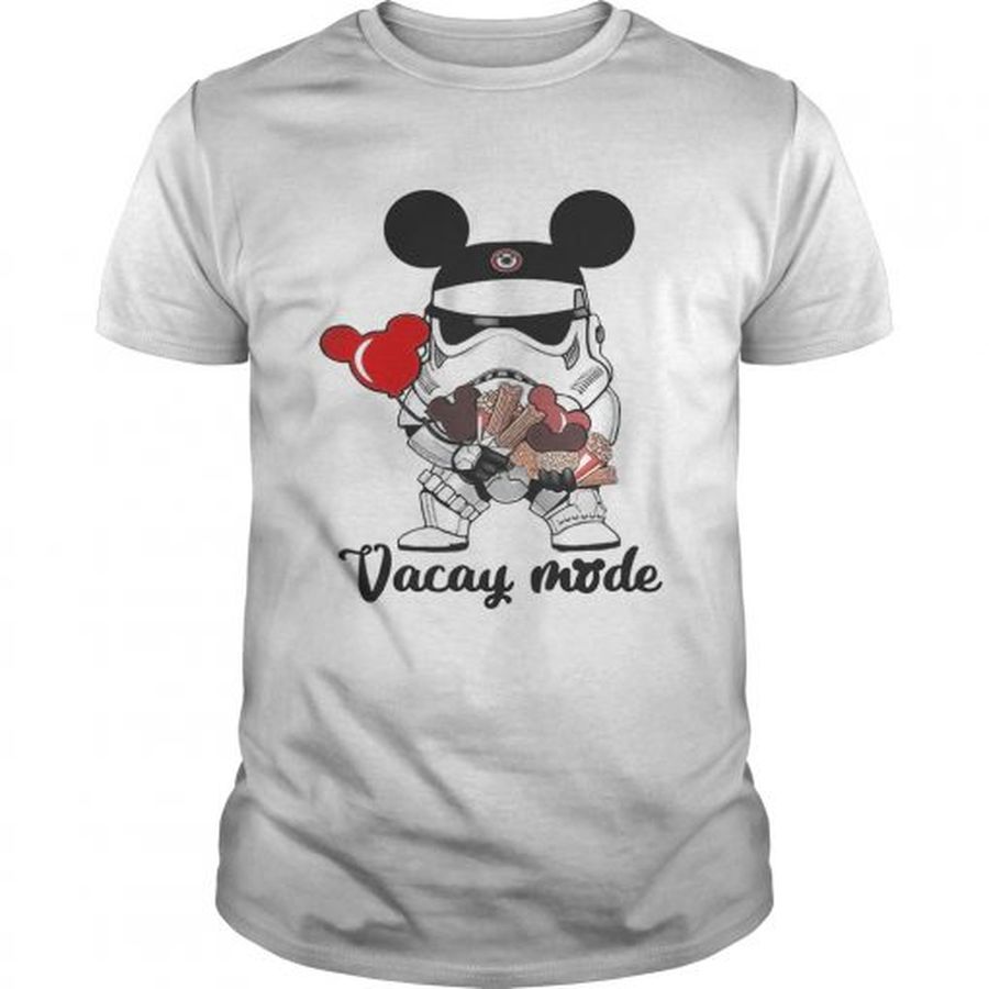 Guys Star Wars Stormtrooper Micky Vacay Mode shirt