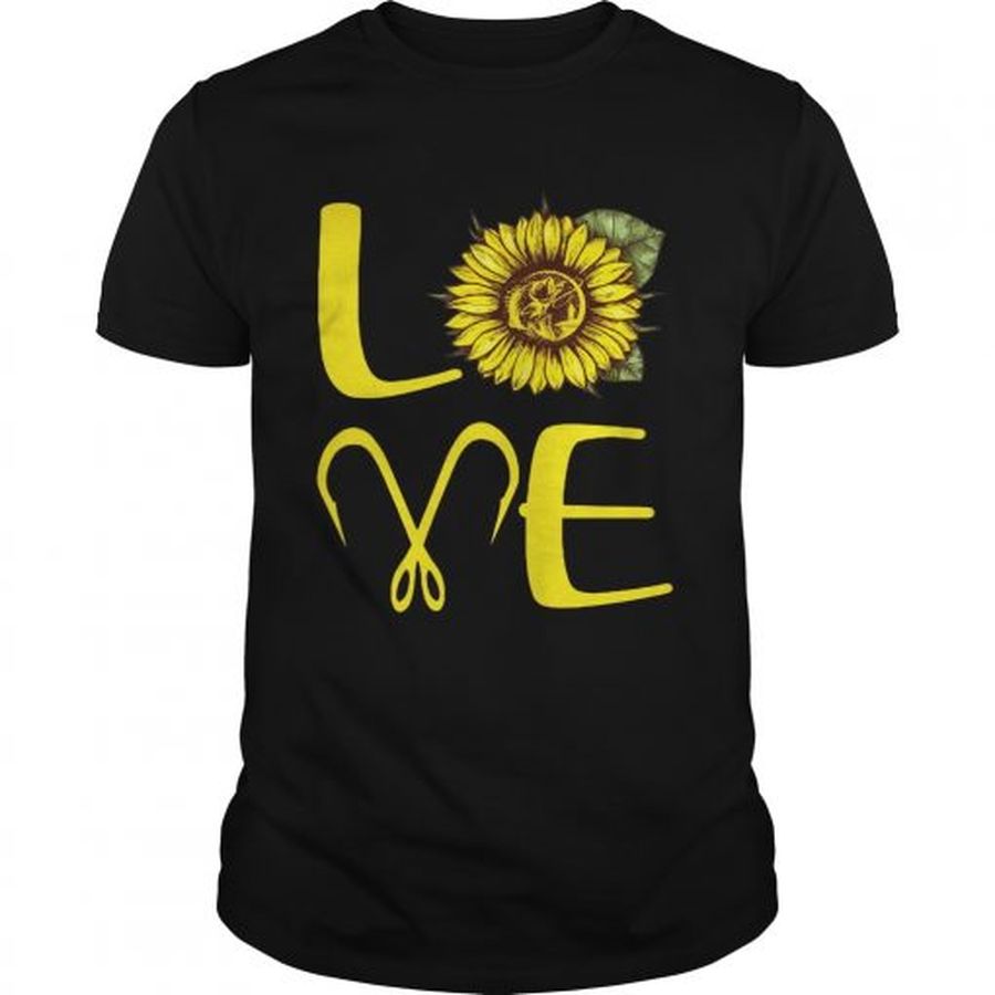 Guys Sunflower Love Fishing shirt