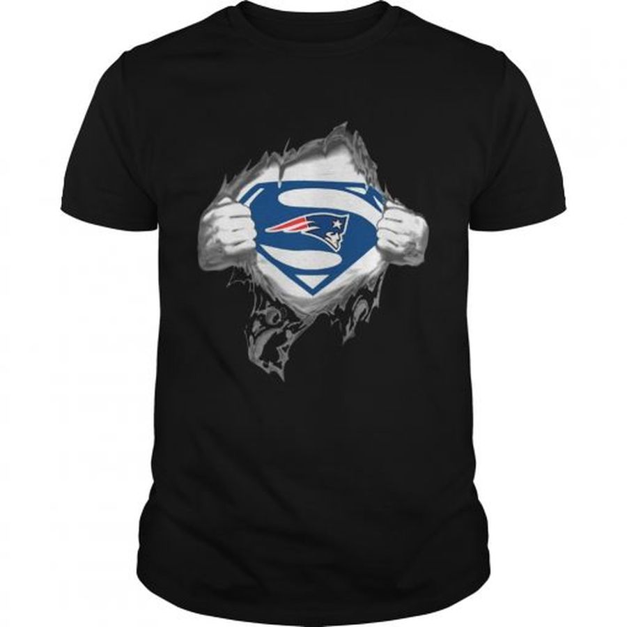 Guys Superman New England Patriots shirt