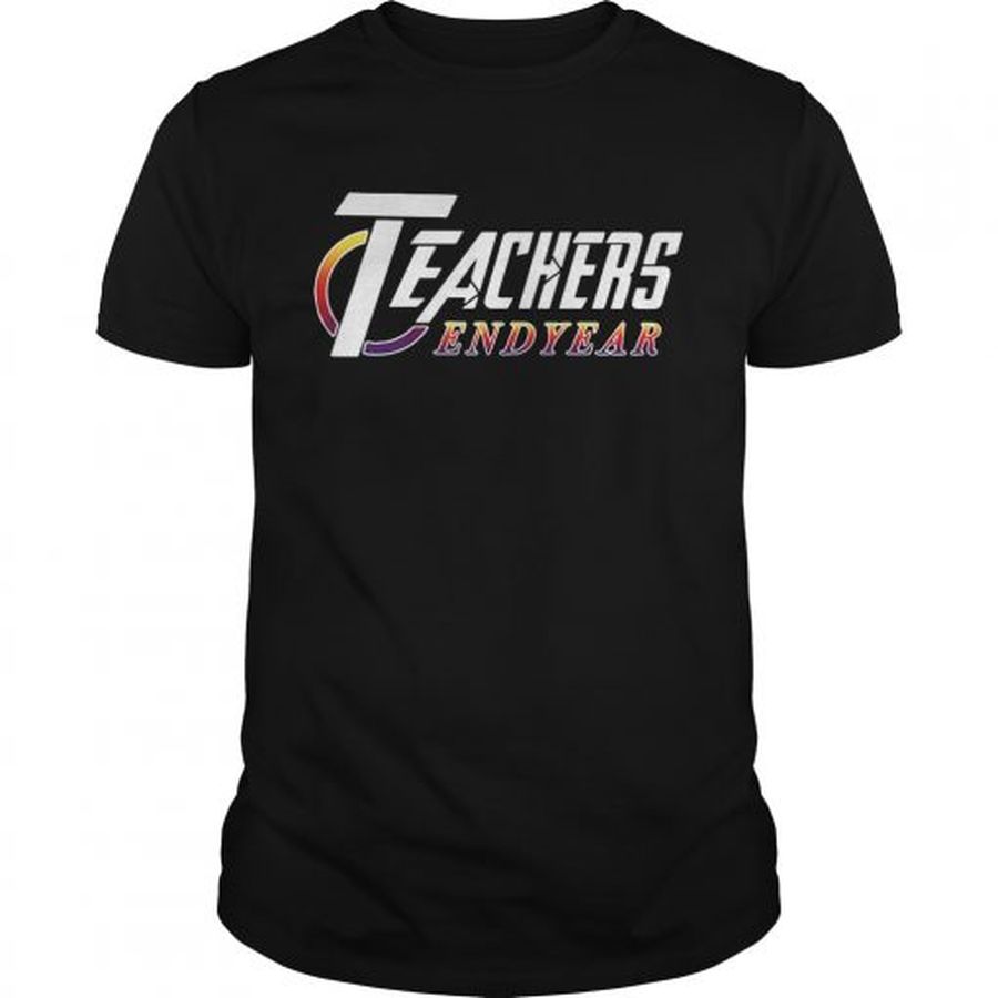 Guys Teacher Endyear Avengers Endgame shirt